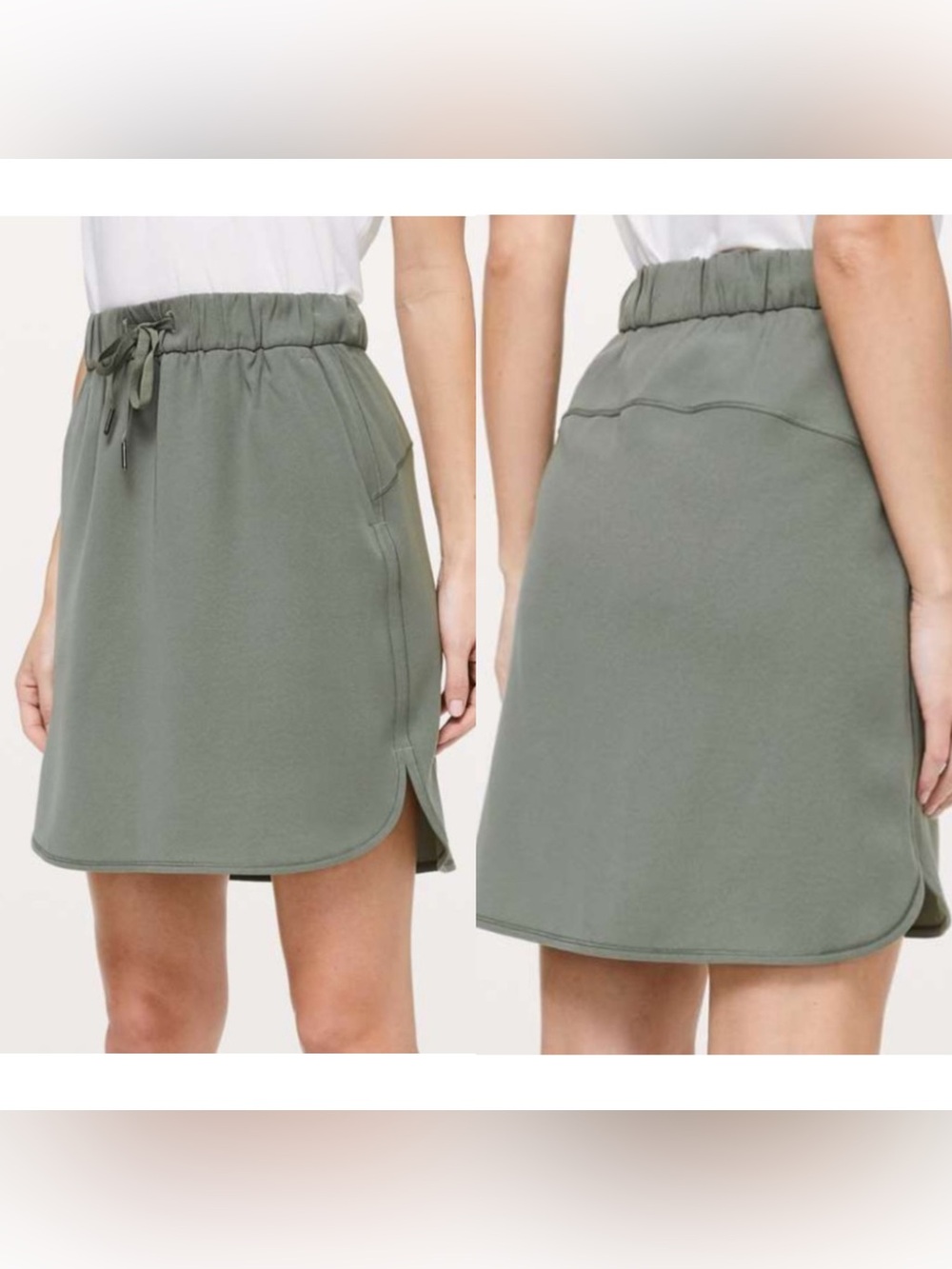 Lululemon On The Fly Skirt Athletic Women’s Grey Sage - Size 6